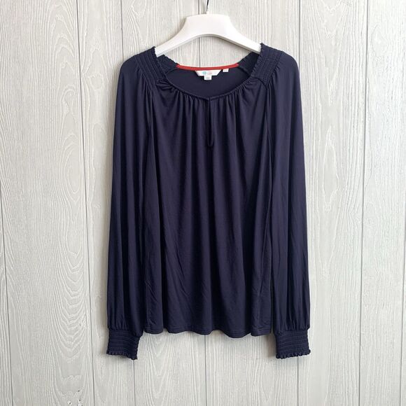 Boden Tops - Boden Navy Blue Long Sleeve Top Size 4